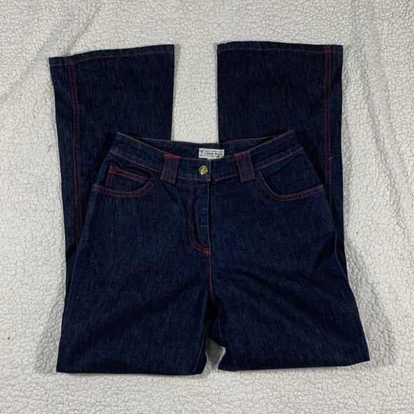 St. John Sport Women's Bootcut Dark Wash Jeans size 4 - Picture 3 of 7